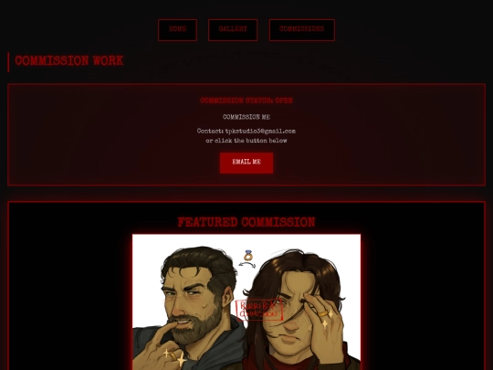 commissions screenshot