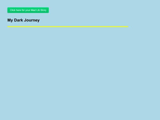 MadLibs screenshot