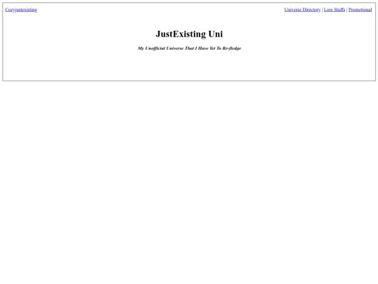 justexisting screenshot