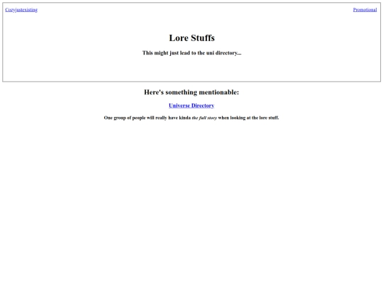 lorestuffs screenshot