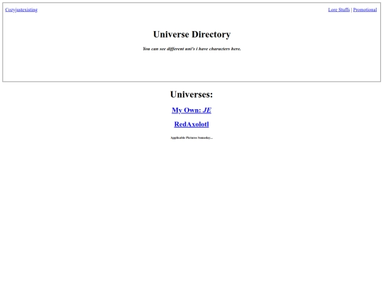 universedirectory screenshot