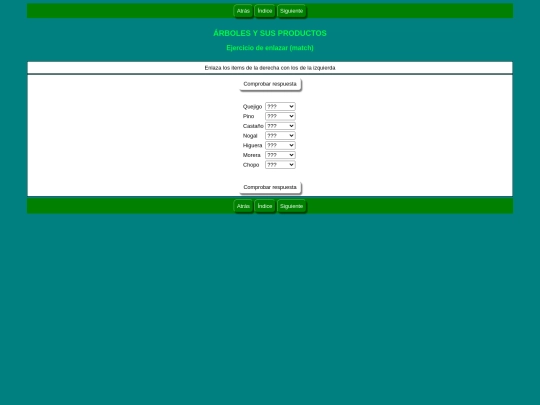 Arboles/HOTPOTATOES/Frutos screenshot