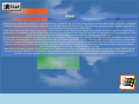 aboutme screenshot