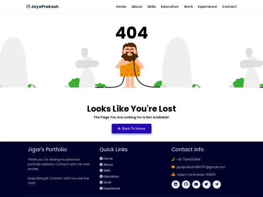 Myportfolio/404 screenshot
