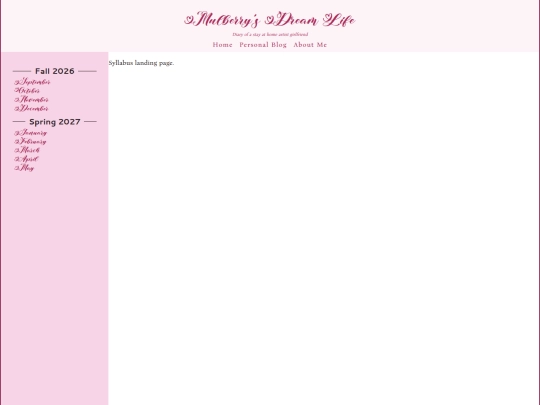 syllabus screenshot
