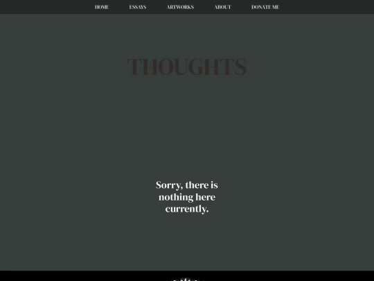 pages/thoughts screenshot