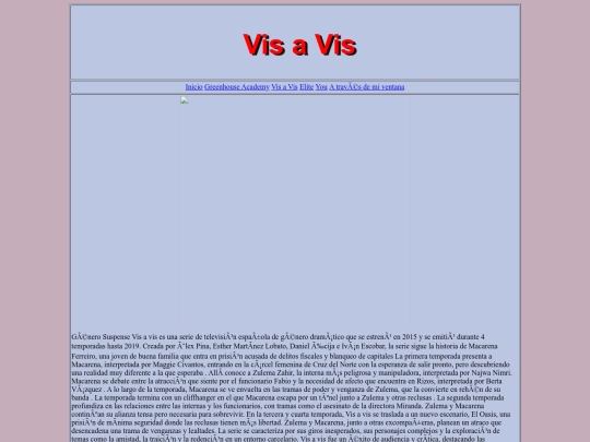 vis a vis screenshot