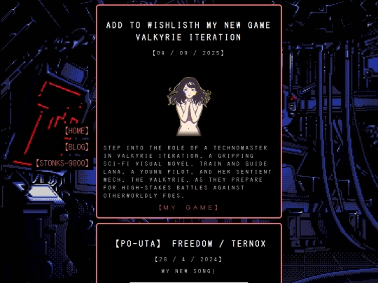 blog screenshot