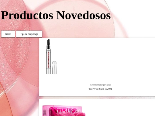 Productosnovedosos screenshot