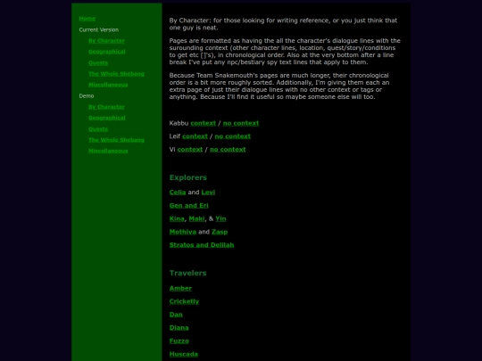 characters screenshot