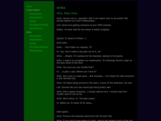 characters/artia screenshot