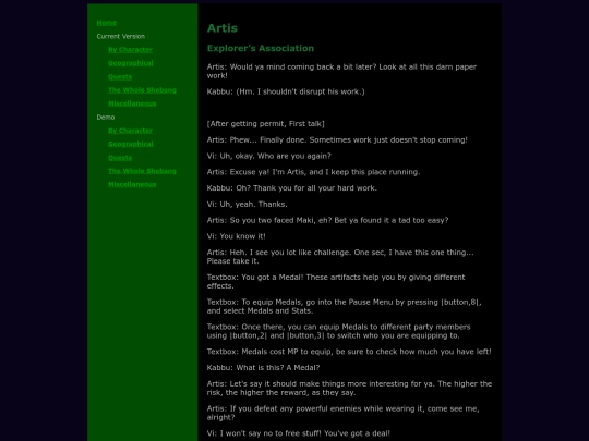 characters/artis screenshot