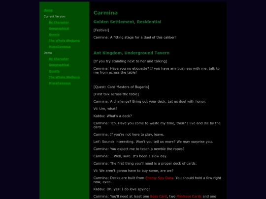 characters/carmina screenshot