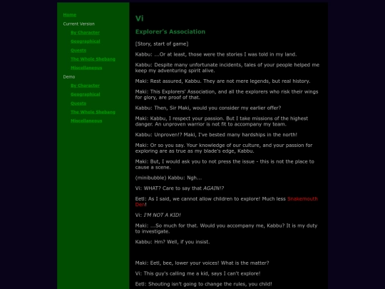 characters/vi screenshot