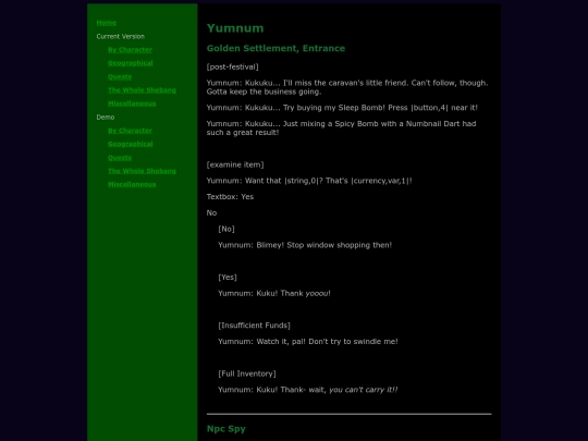 characters/yumnum screenshot