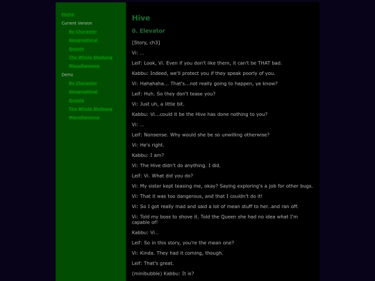 geographical/hive screenshot