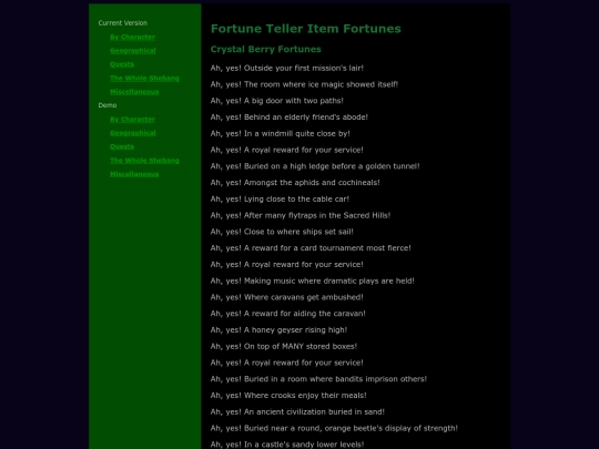 misc/fortunes screenshot