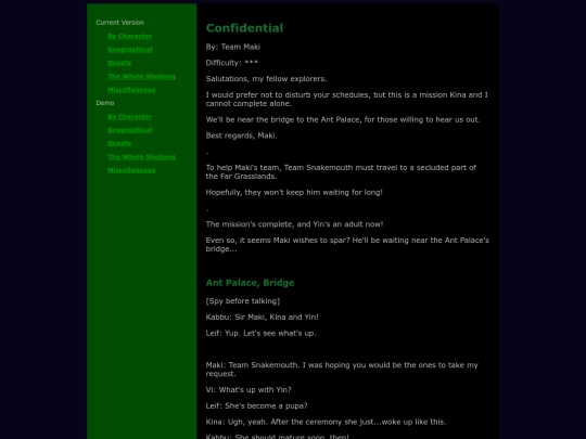 quests/confidential screenshot