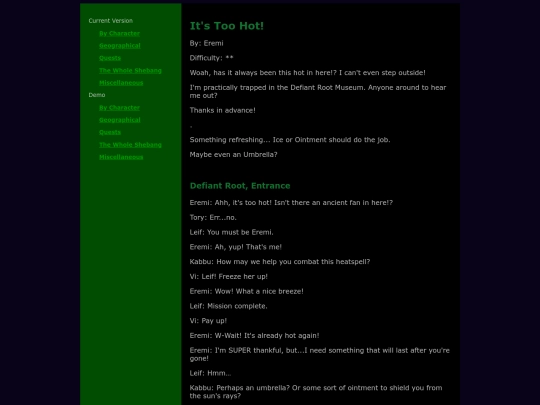 quests/its-too-hot screenshot