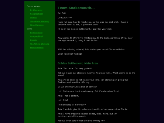 quests/team-snakemouth screenshot