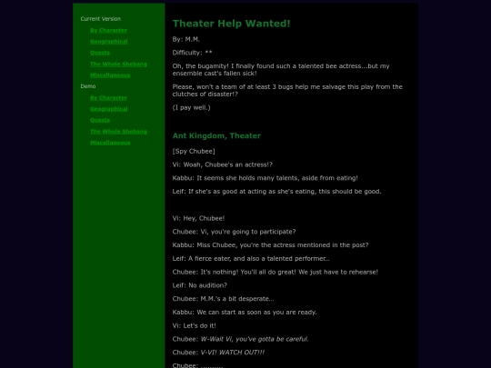 quests/theater-help-wanted screenshot