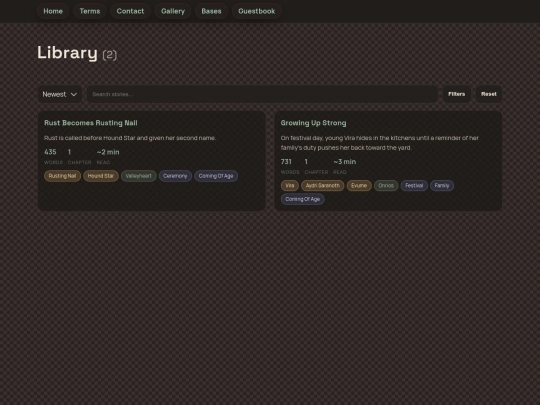library screenshot