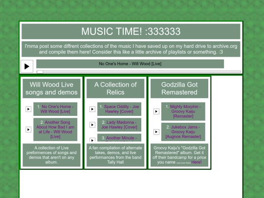 Music screenshot