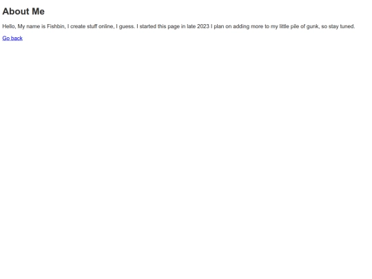 Aboutme screenshot
