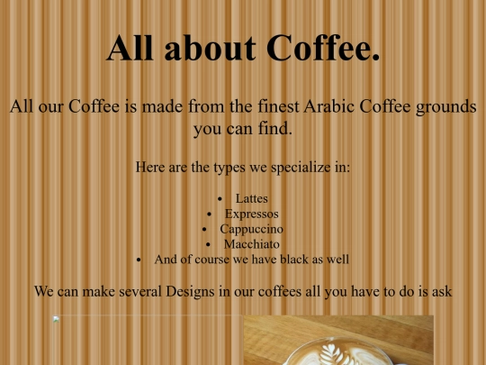 coffee screenshot