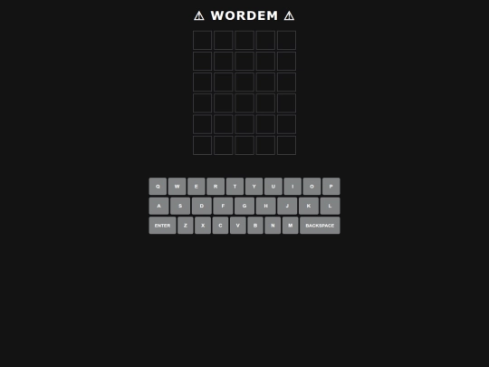 wordem screenshot