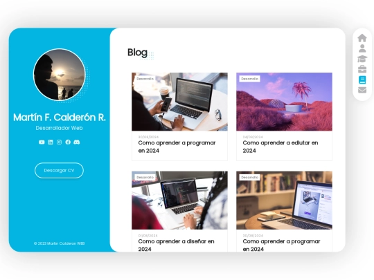 blog screenshot