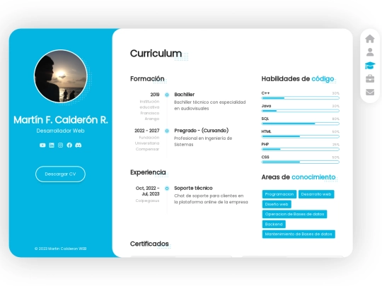 curriculum screenshot