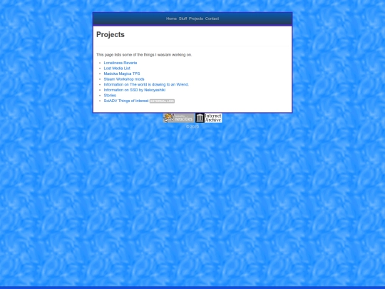 projects screenshot