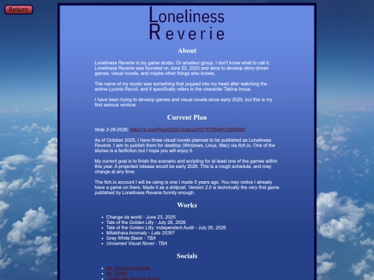 projects/loneliness screenshot