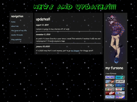 updates screenshot