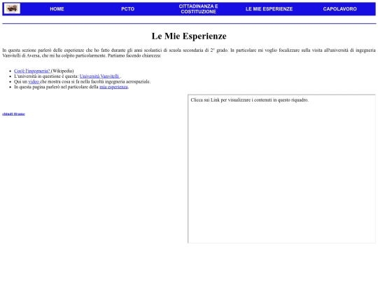 esperienze/esperienze_index screenshot