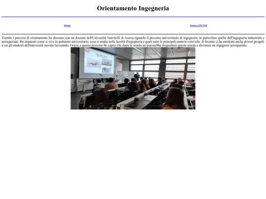 pcto/Ingegneria screenshot