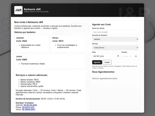 index screenshot