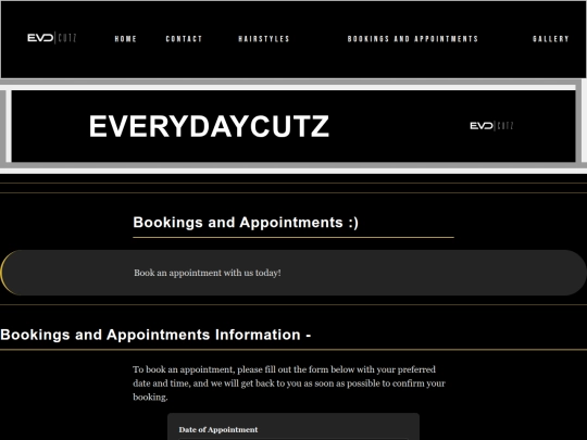 bookings screenshot