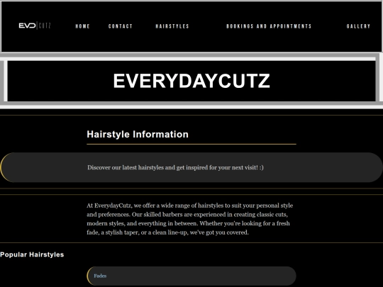 hairstyles screenshot