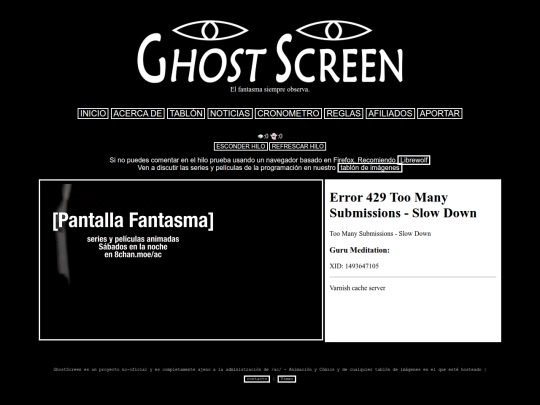 canales/ghost screenshot
