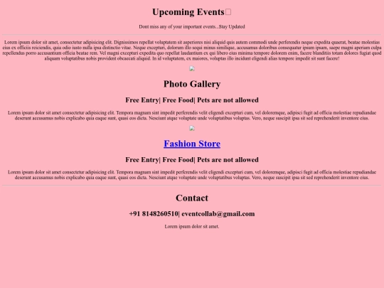 Event/Events screenshot