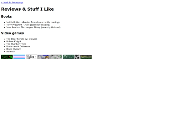 reviews screenshot