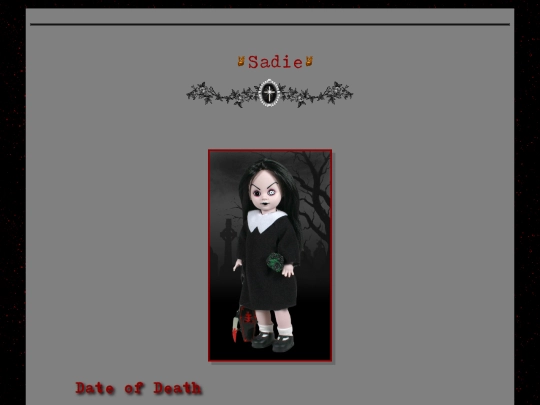 pages/morgue/Series 1/sadie screenshot