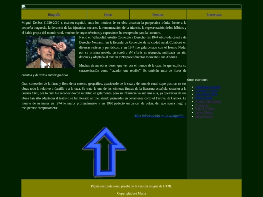 Biografía screenshot