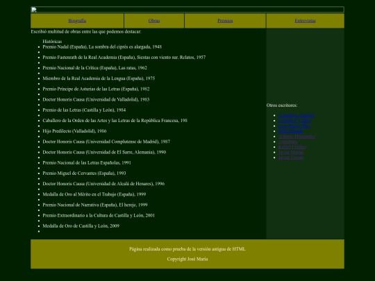 Premios screenshot