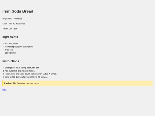 recipe/sodabread screenshot