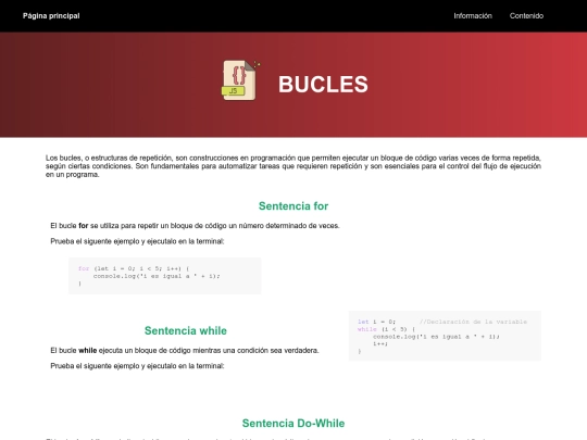 Bucles screenshot