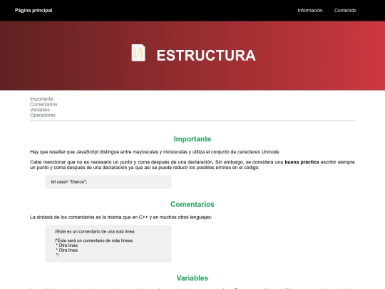 Estructura screenshot