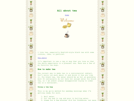 tea screenshot